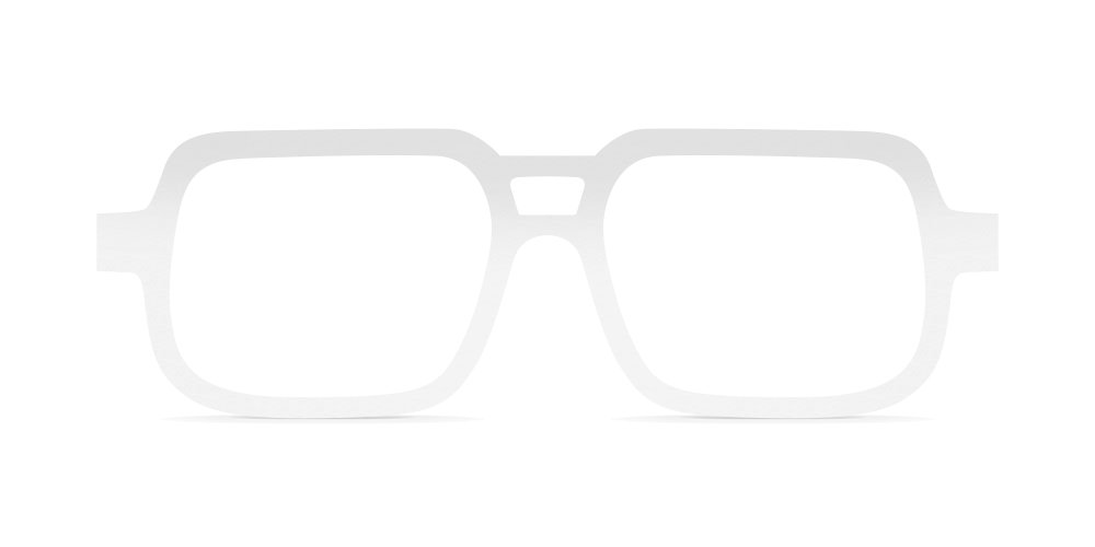 Nina Mûr Joaquin eyeglasses in White High Gloss — handcrafted Madrid birch wood frame