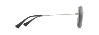 Maui Jim Lipine sunglasses in Shiny Silver, side view