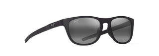 Maui Jim Melemele sunglasses in Matte Black, angled view