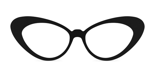 Nina Mûr Andrea eyeglasses in Black — handcrafted Madrid birch wood frame