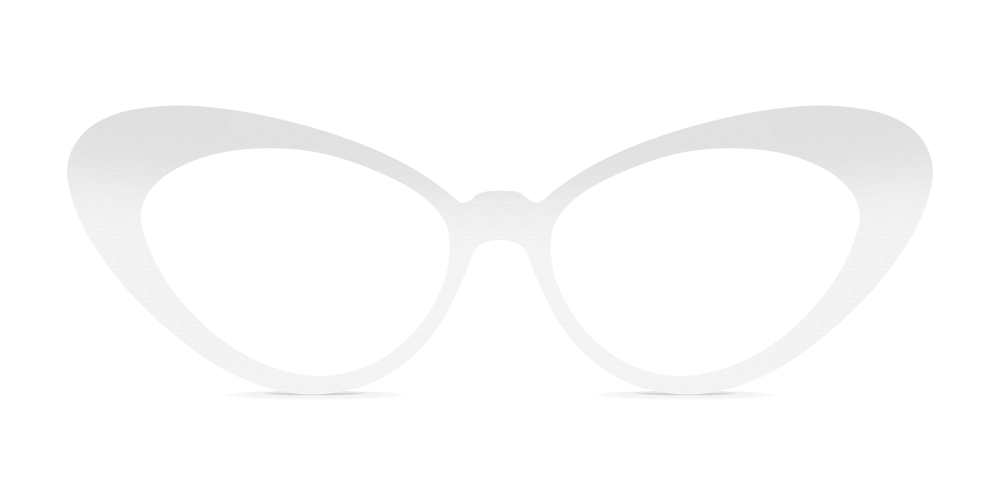 Nina Mûr Andrea eyeglasses in White High Gloss — handcrafted Madrid birch wood frame