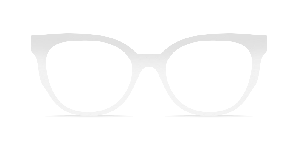 Nina Mûr Rosabel eyeglasses in White High Gloss — handcrafted Madrid birch wood frame