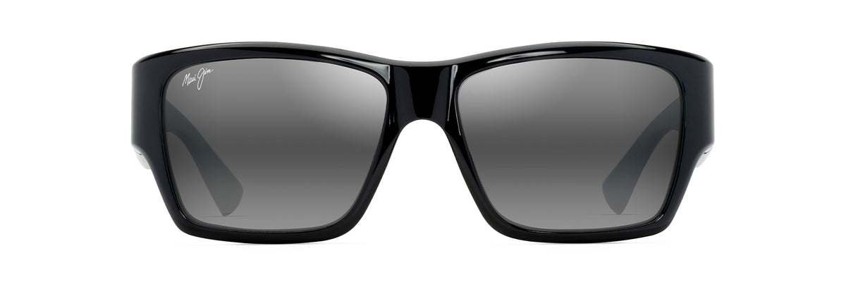 Maui Jim Ka'olu sunglasses in Shiny Black, front view