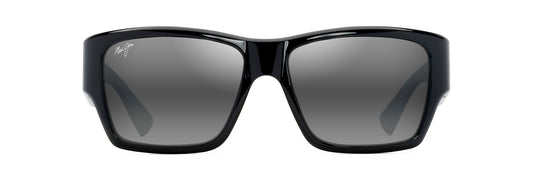 Maui Jim Ka'olu sunglasses in Shiny Black, front view