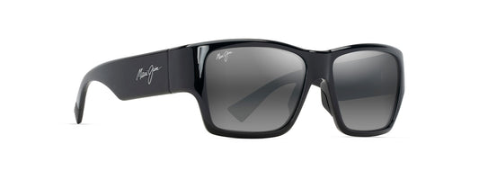 Maui Jim Ka'olu sunglasses in Shiny Black, angled view