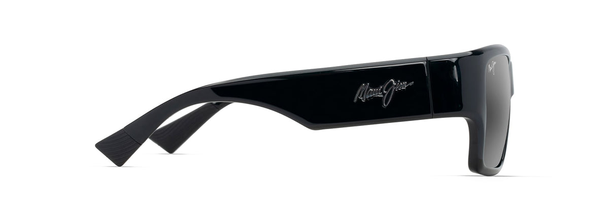 Maui Jim Ka'olu sunglasses in Shiny Black, side view