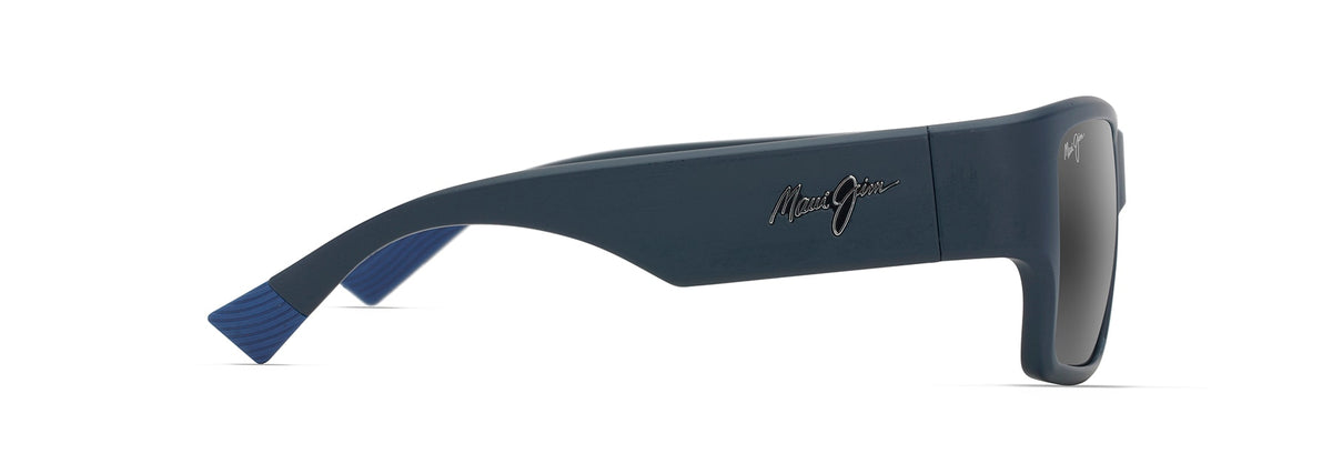 Maui Jim Ka'olu sunglasses in Matte Blue, side view