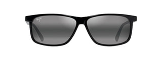 Maui Jim Pulama sunglasses in Shiny Black, front view
