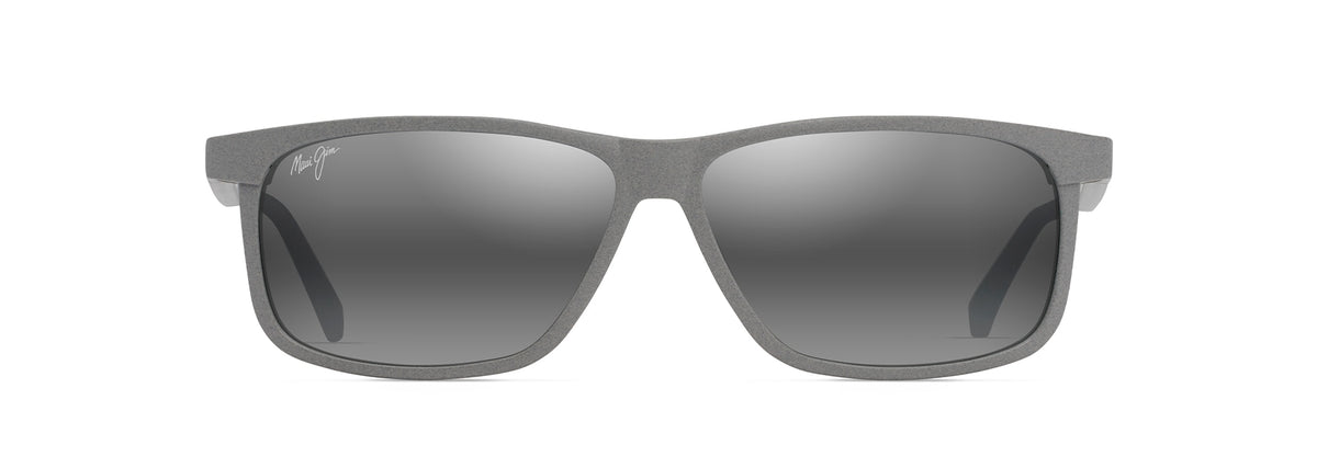 Maui Jim Pulama sunglasses in Matte Dark Grey, front view