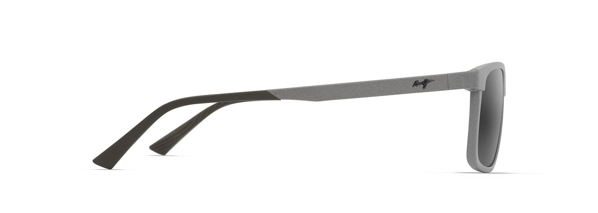 Maui Jim Pulama sunglasses in Matte Dark Grey, side view
