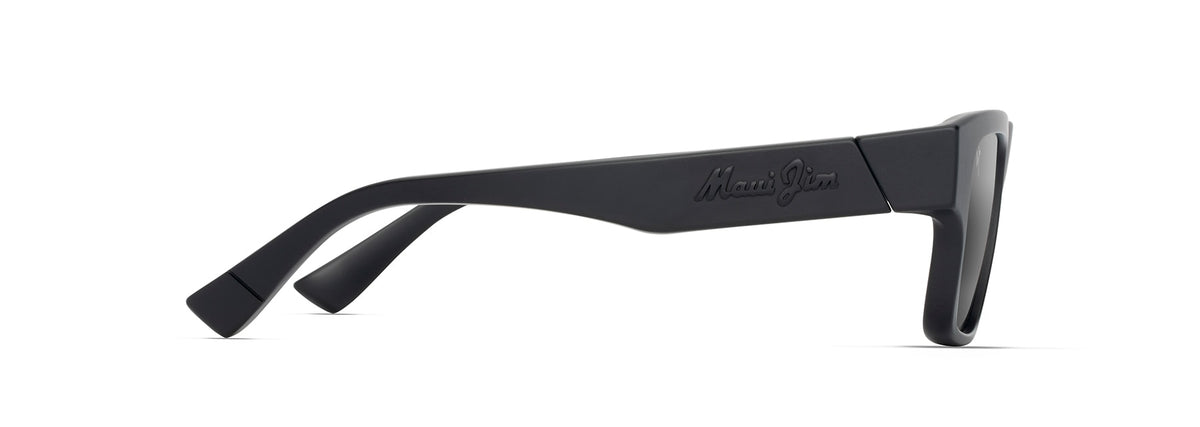 Maui Jim Kōkua sunglasses in Matte Black, side view