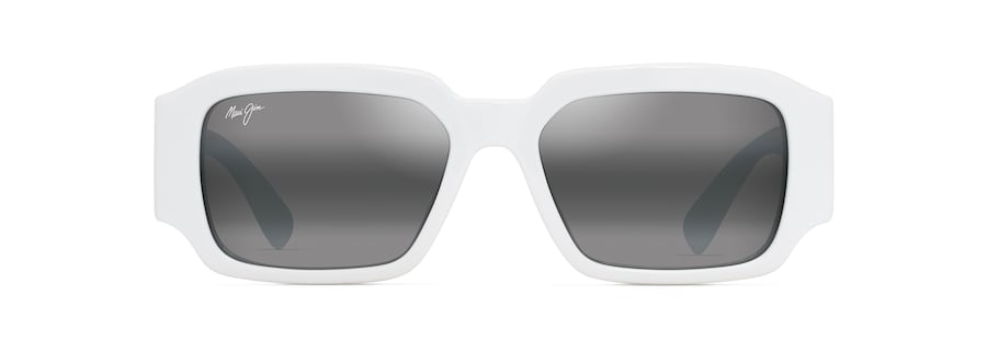 Maui Jim Kupale Sunglasses in WHITE - Front View