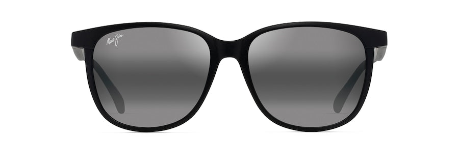 Maui Jim 'Ilikea Asian Fit sunglasses in Matte Black, front view