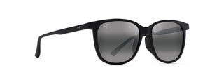 Maui Jim 'Ilikea Asian Fit sunglasses in Matte Black, angled view