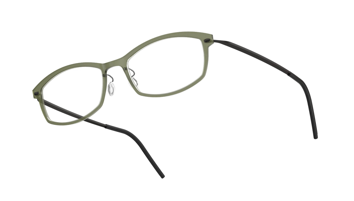 Lindberg NOW TITANIUM 6512 - Semi-Transparent Green & Matte Black - C11M/U9