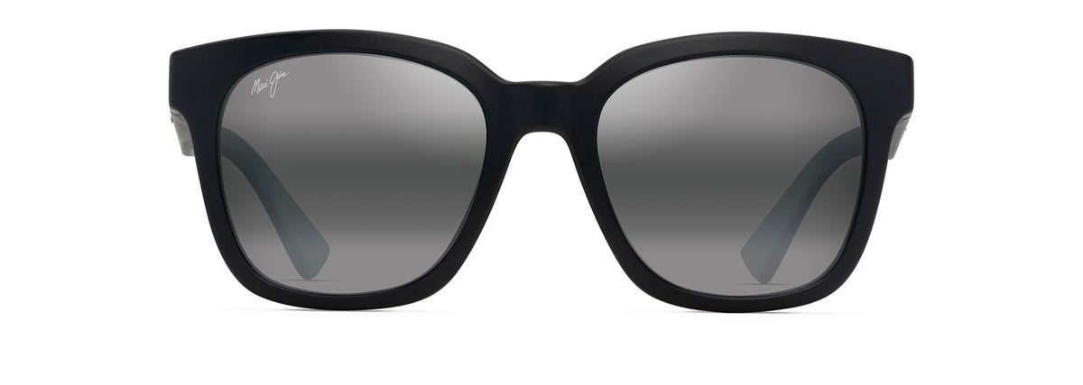 Maui Jim Honua AF sunglasses in Matte Black with Gradient, front view