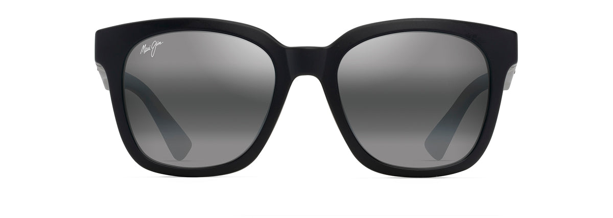 Maui Jim Honua AF sunglasses in Matte Black, front view