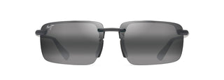 Maui Jim Laulima AF sunglasses in Matte Black, front view