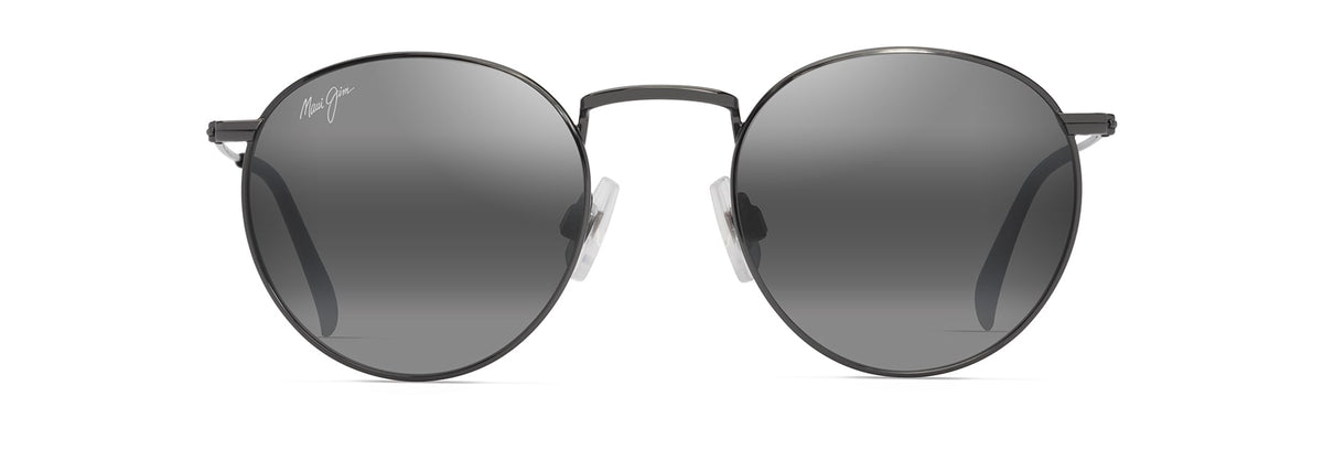 Maui Jim Pūkaua sunglasses in Shiny Dark Ruthenium, front view
