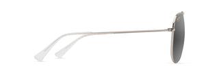 Maui Jim Hauoli XL sunglasses in Shiny Light Gold - Neutral Grey, side view
