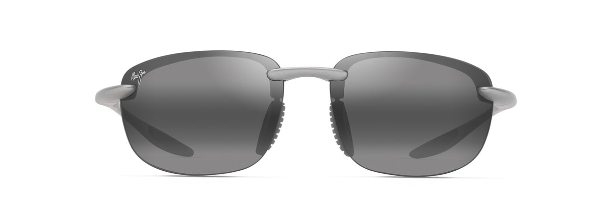 Maui Jim Hookipa Ultra sunglasses in Matte Metallic Silver, front view