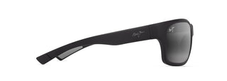 Maui Jim Ano Nui sunglasses in Matte Black, side view