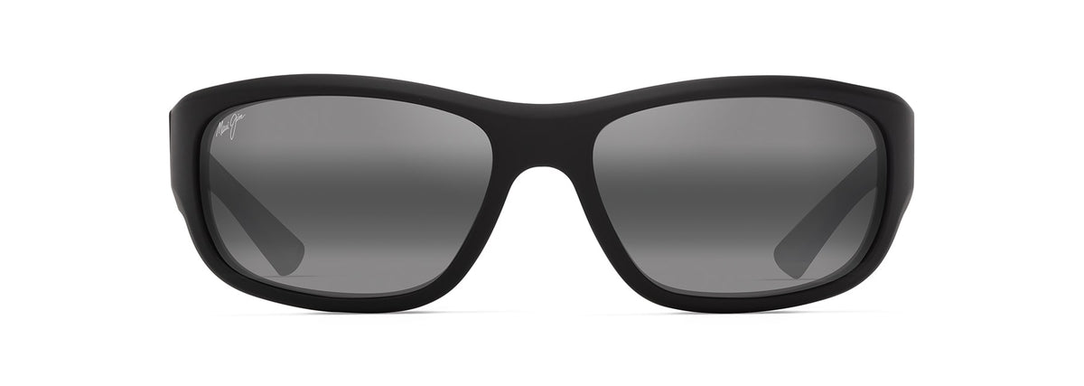 Maui Jim Maukele sunglasses in Matte Black, front view
