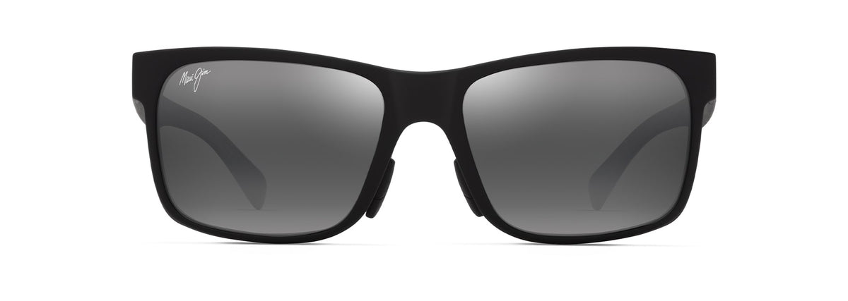 Maui Jim Hoopili sunglasses in Matte Black, front view