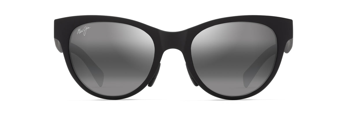 Maui Jim Hulahe sunglasses in Matte Black, front view