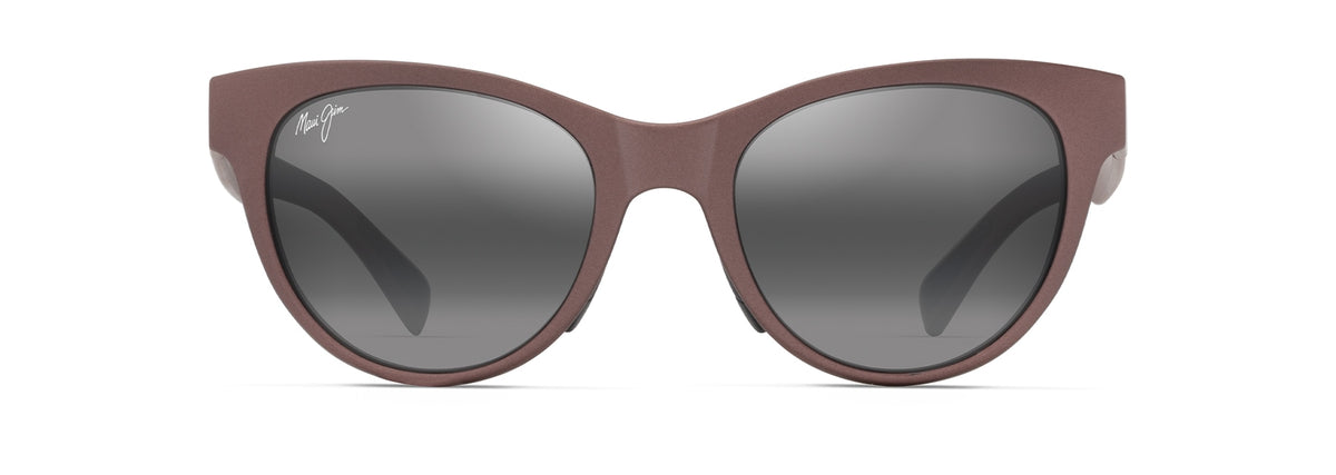Maui Jim Hulahe sunglasses in Matte Metallic Dark Rose, front view