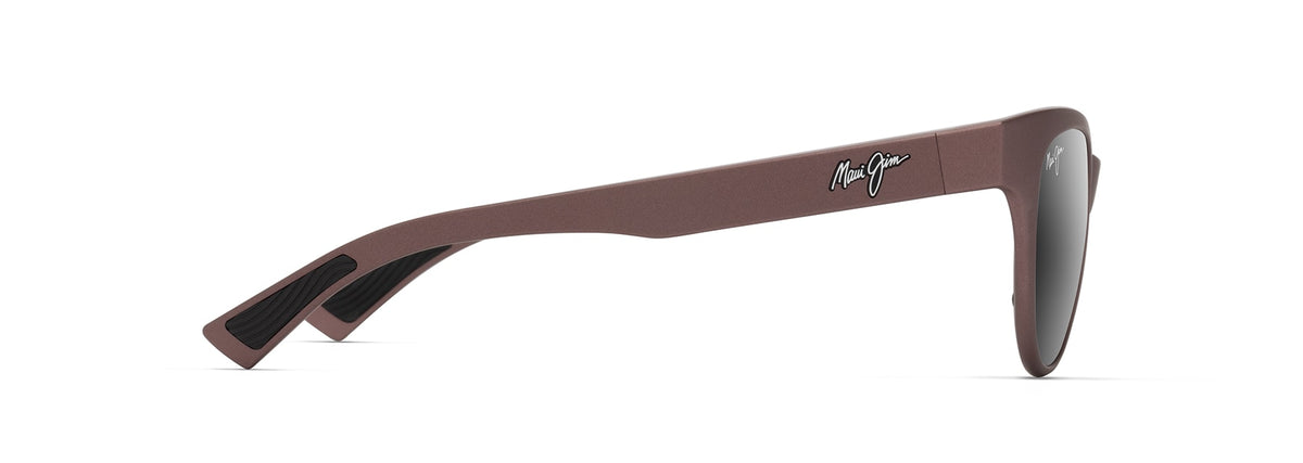 Maui Jim Hulahe sunglasses in Matte Metallic Dark Rose, side view