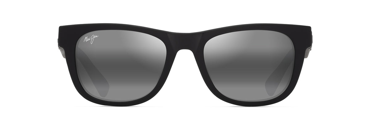 Maui Jim Kaulike sunglasses in Matte Black, front view