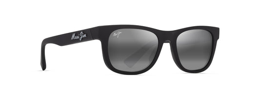 Maui Jim Kaulike sunglasses in Matte Black, angled view