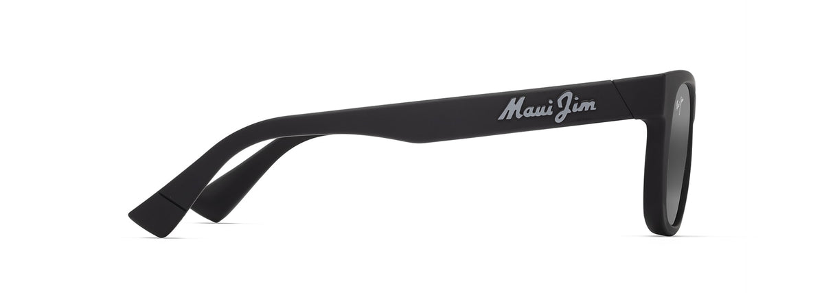 Maui Jim Kaulike sunglasses in Matte Black, side view