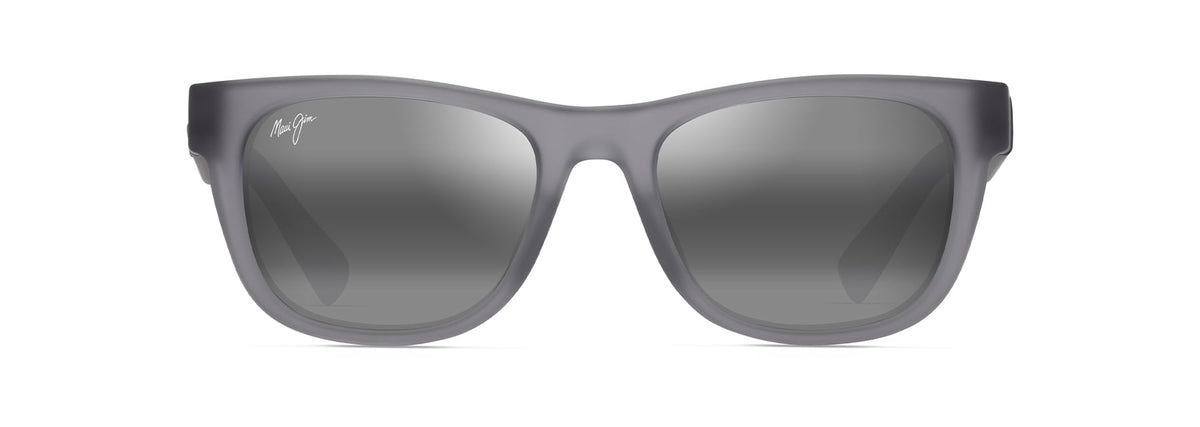 Maui Jim Kaulike sunglasses in Matte Transparent Grey, front view