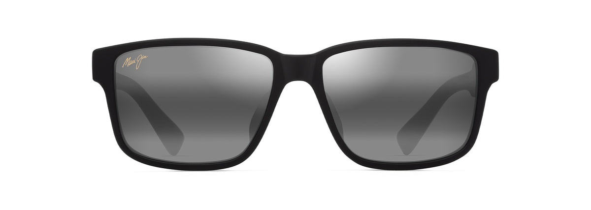 Maui Jim Kuniahi AF sunglasses in Matte Black, front view