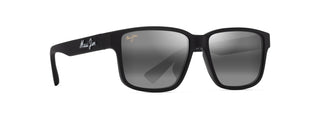 Maui Jim Kuniahi AF sunglasses in Matte Black, angled view