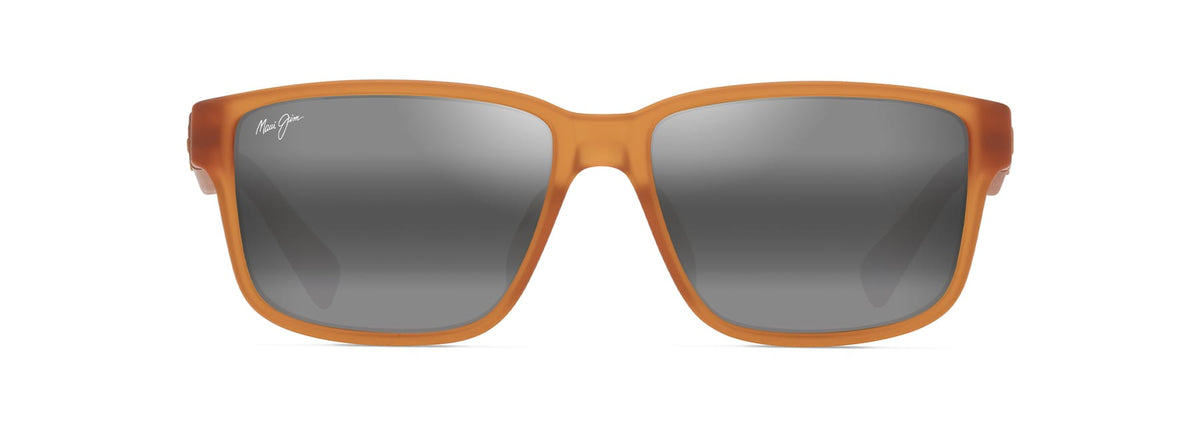 Maui Jim Kuniahi AF sunglasses in Shiny Transparent Orange, front view