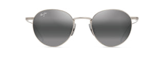 Maui Jim Kaapeha sunglasses in Matte Silver, front view