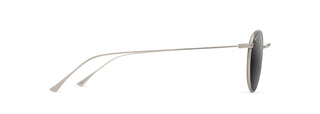 Maui Jim Kaapeha sunglasses in Matte Silver, side view