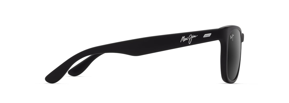 Maui Jim Kikonia sunglasses in Matte Black, side view