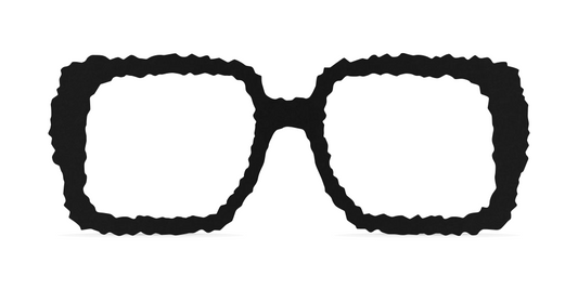 Nina Mûr Simone eyeglasses in Black — handcrafted Madrid birch wood frame