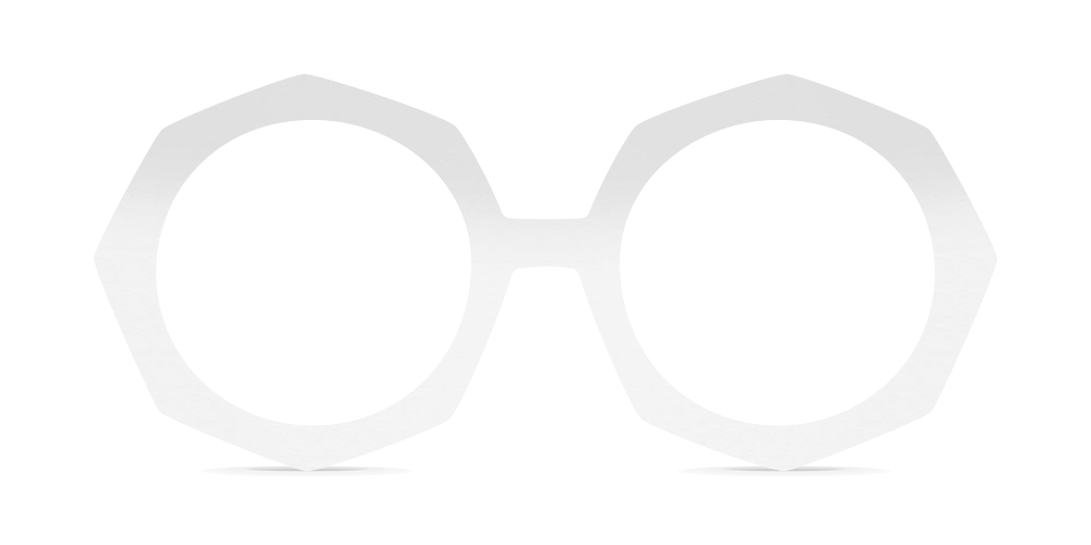 Nina Mûr Luciana eyeglasses in White High Gloss — handcrafted Madrid birch wood frame