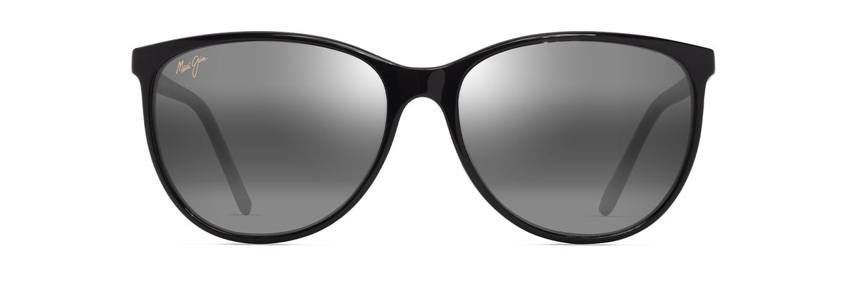 Maui Jim Ocean sunglasses in Shiny Black, front view