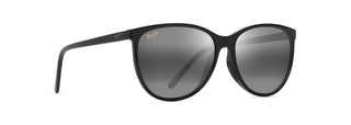 Maui Jim Ocean sunglasses in Shiny Black, angled view