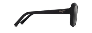 Maui Jim Orchid sunglasses in Shiny Black - Neutral Grey, side view