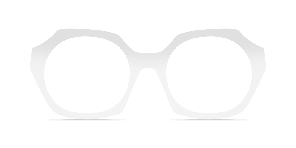 Nina Mûr Dalia eyeglasses in White High Gloss — handcrafted Madrid birch wood frame