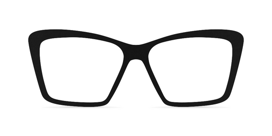 Nina Mûr Ana eyeglasses in Black — handcrafted Madrid birch wood frame