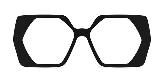Nina Mûr Jane eyeglasses in Black — handcrafted Madrid birch wood frame