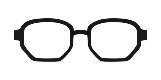 Nina Mûr Paul eyeglasses in Black — handcrafted Madrid birch wood frame